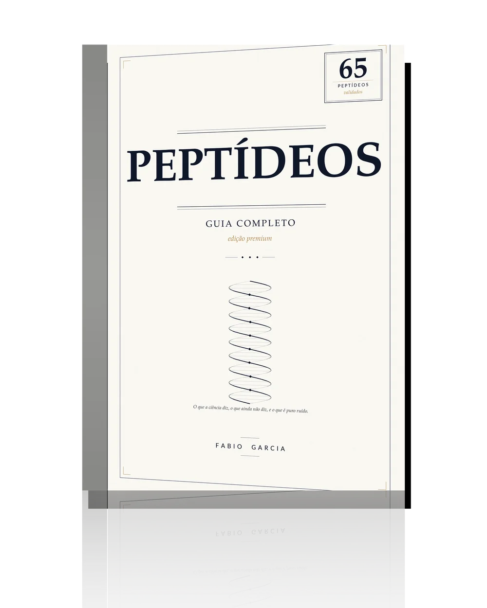 Mockup do Manual de Peptídeos